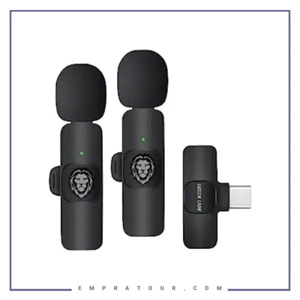 میکروفون 3 در 1 گرین لاین Green Lion 3in1 Wireless Microphone GN3WIRMICPBK