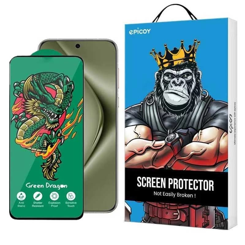 گلس گوشی هوآوی Pura 70 Pro- Pura 70 Ultra - Nova 12S- Nova 12i اپیکوی مدل Green Dragon ExplosionProof