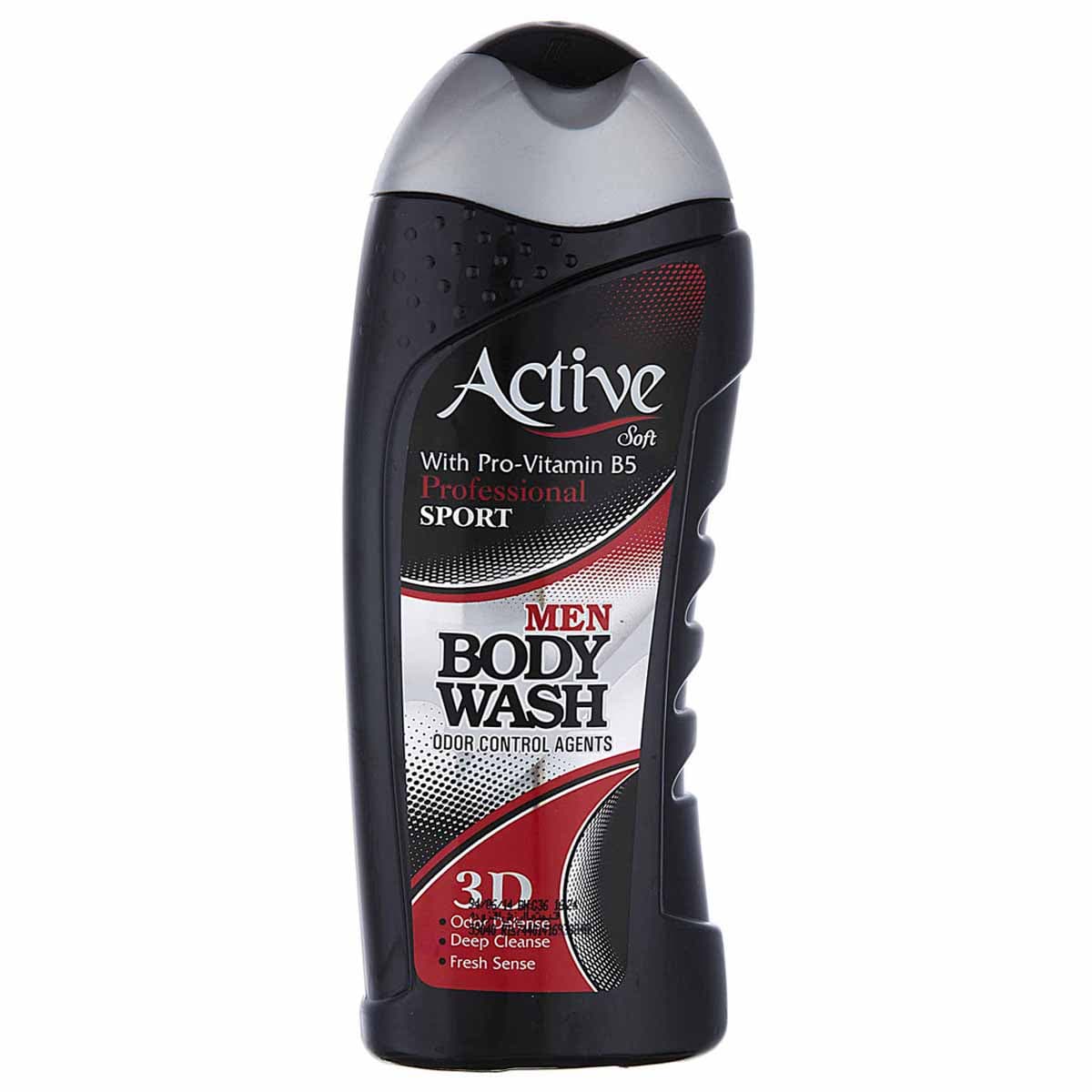 شامپو بدن تری دی مشکی آقایان اکتیو 400 گرم