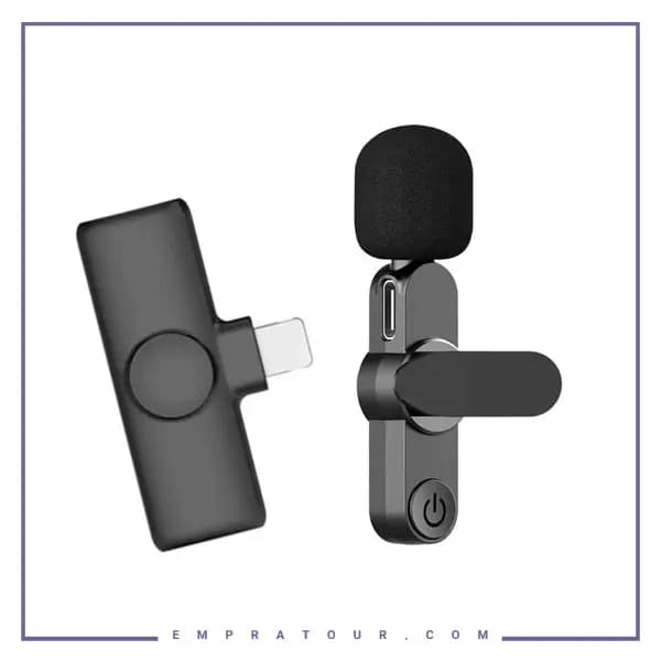 مکروفون یقه ای وایرلس لایتنینگ پک دو عددی کوتتسی COTETCI Wireless Microphone 74007