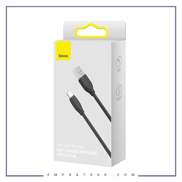 کابل لایتنینگ بیسوس 1.2 متر Baseus Jelly Liquid Silica Gel CAGD000001