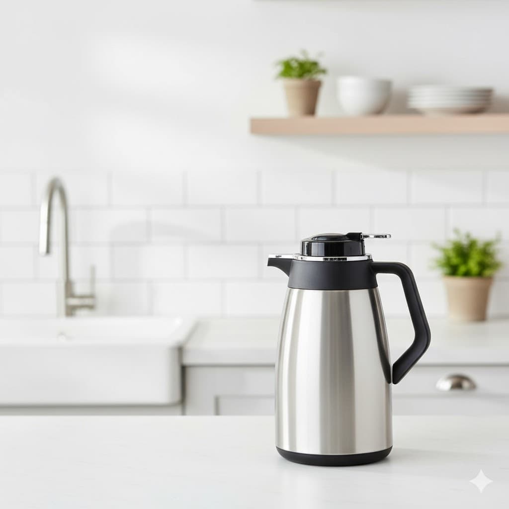 فلاسک 1.9 لیتری شیشه دار استیل یونیک کد 1757