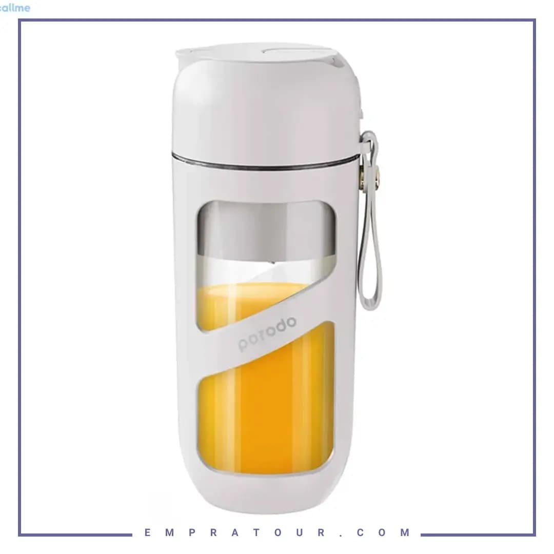 آبمیوه گیری و مخلوط کن اسموتی قابل حمل وکیوم Porodo Vacuum Fresh Portable Juicer & Smoothie Blender PD-P55JV