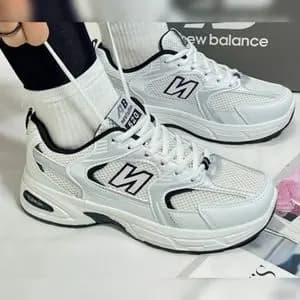 کفش نیوبالانس 530 مردانه خارجی رنگ سفید مشکی