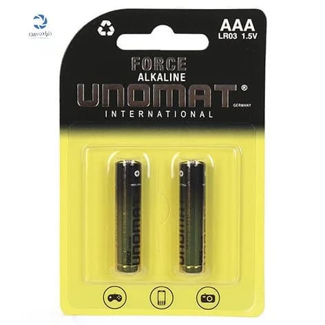 باتری نیم قلمی آلکالاین یونومات FORCE بسته 2 عددی