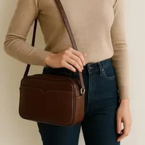 کیف رودوشی زنانه چرم طبیعی