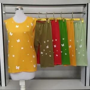 ست تیشرت و شلوارک پروانه کد 824