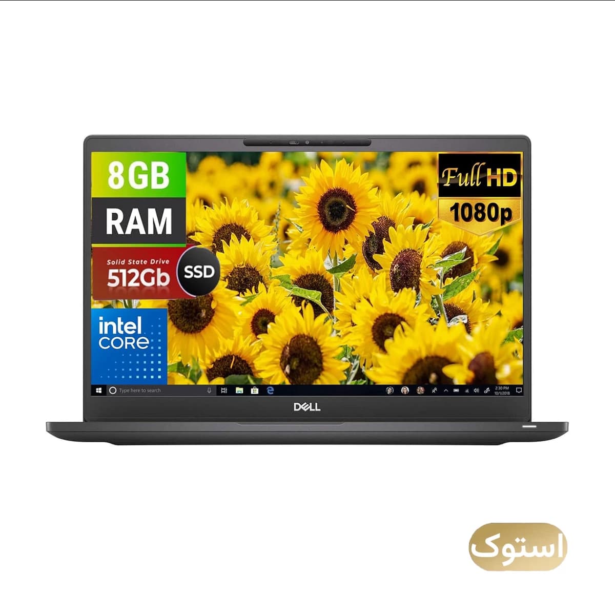 لپ تاپ استوک Open Box - دل 14 اینچی مدل G9B01F3 7320 i5 1145G7 16GB 256GB - نقره ای