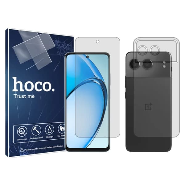 گلس گوشی وان پلاس Nord 4 هوکو مدل Resistant به همراه محافظ پشت گوشی