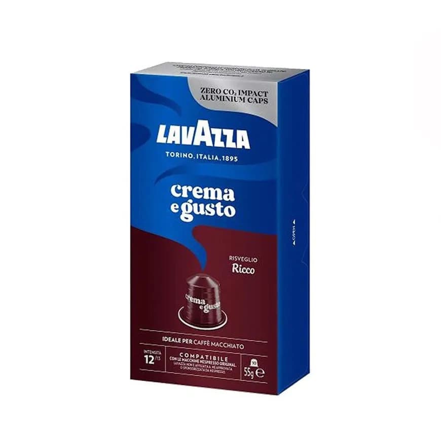 کپسول قهوه لاوازا «کرما گوستو ریکو » شدت 13 | Lavazza Crema gusto Ricco