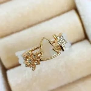 انگشتر زنانه مدل ستاره پک سه تایی - accessory_vay - Angoshtar 021