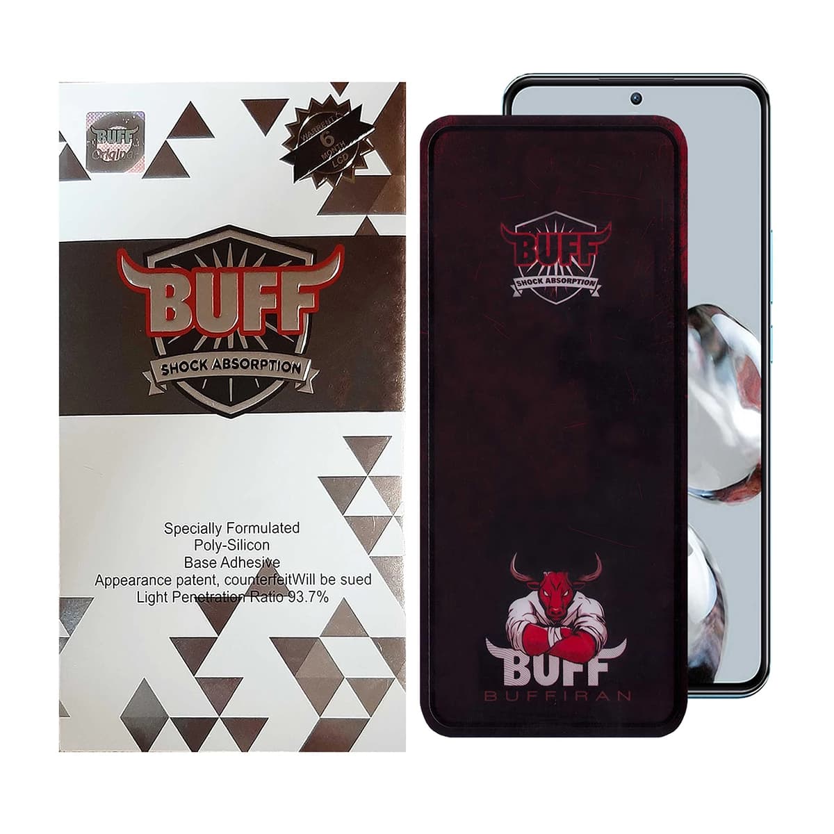 گلس گوشی شیائومی Mi 11T - 12T - 12T Pro بوف مدل Muscle-Bull-G