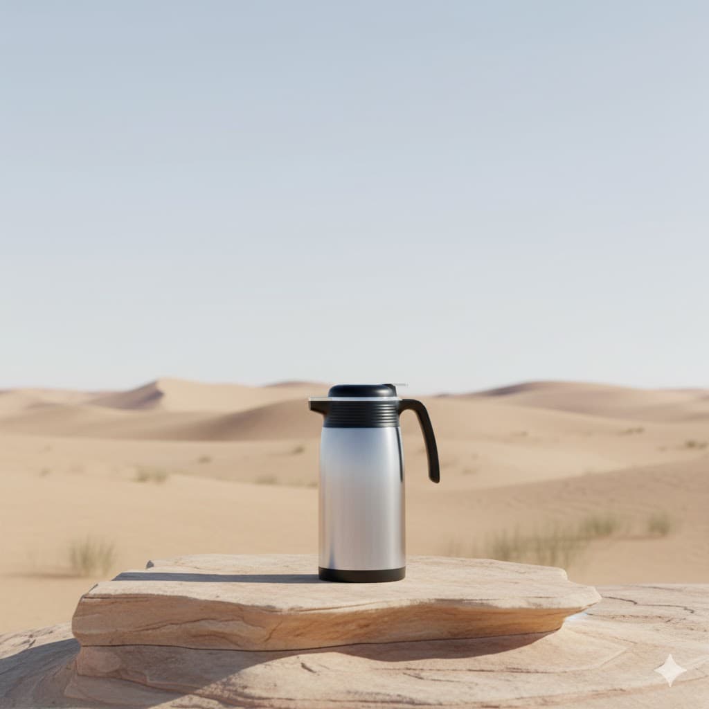 فلاسک 1.3 لیتری شیشه دار استیل یونیک کد 1751