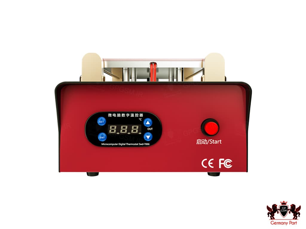 دستگاه تعویض گلس سپراتور ۷ اینچ SEPARATER MACHINE 988 7 INCH BK TBK