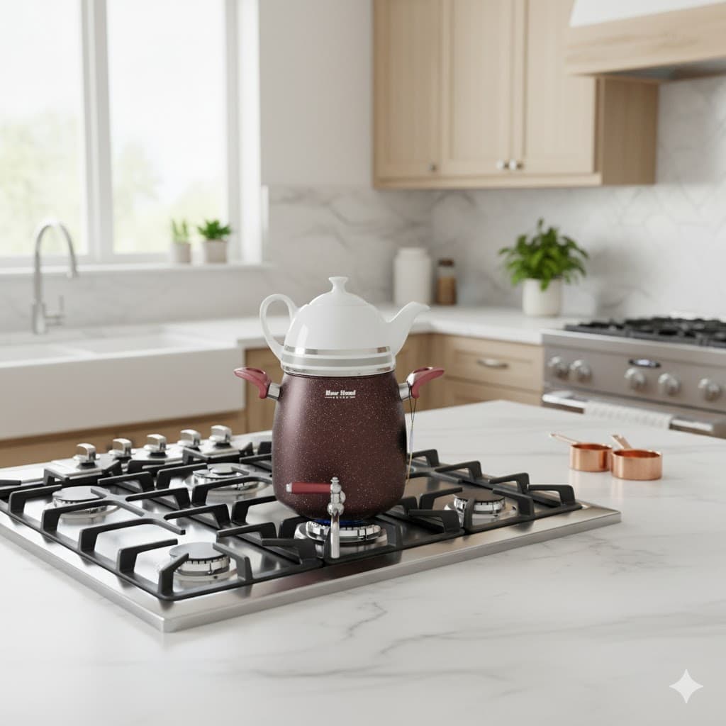 کتری و قوری 4 لیتر گرانیتی نیوهوم