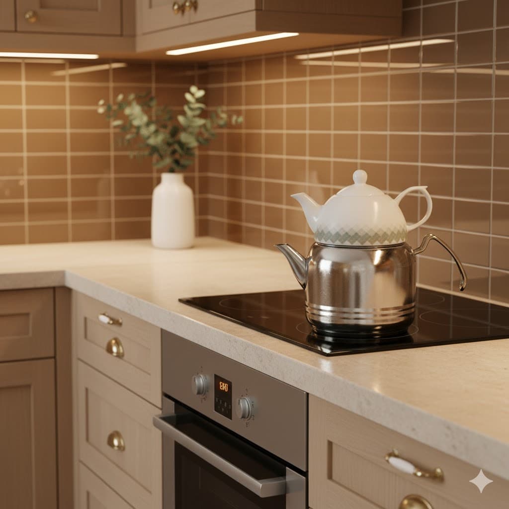 کتری و قوری 3 لیتر نیوهوم کد NH09-2511