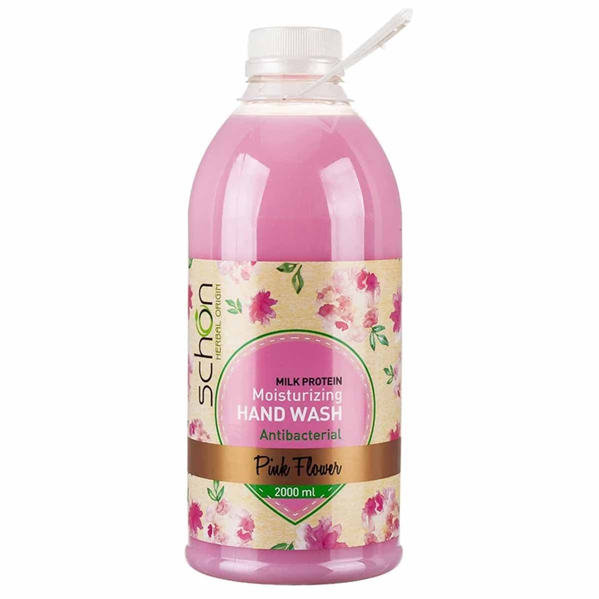مایع دستشویی کرمی مدل پینک فلاور صورتی شون 2 لیتر