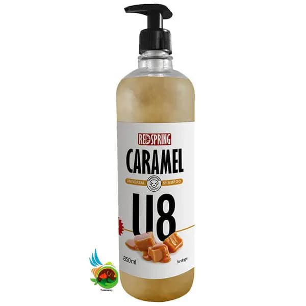 شامپو روزانه مخصوص سگ رد اسپرینگ مناسب انواع مو با رایحه کارامل (مدل U8) Redspring caramel shampoo وزن ۸۵۰ گرم