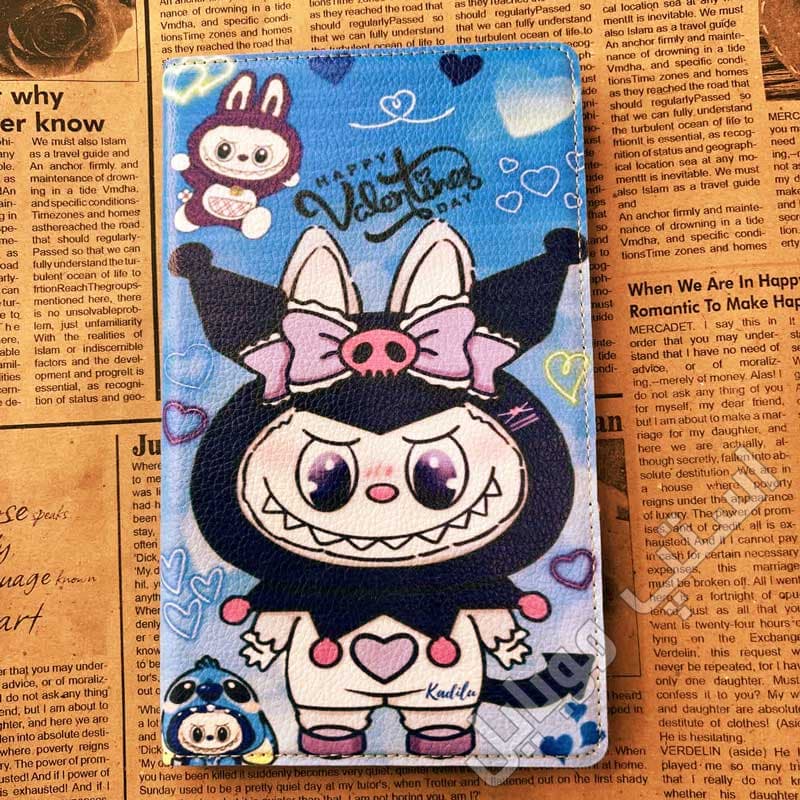 کیف تبلت سامسونگ Galaxy TAB A 8 INCH SM-T290 / T295 طرح لبوبو Labubu