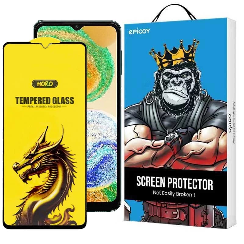 گلس گوشی سامسونگ Galaxy A04 4G-A04s 4G -A04e 4G-F04 4G-M02s 4G اپیکوی مدل Golden Dragon
