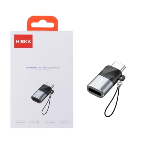مبدل OTG لایتنینگ به USB-C هیسکا مدل H8