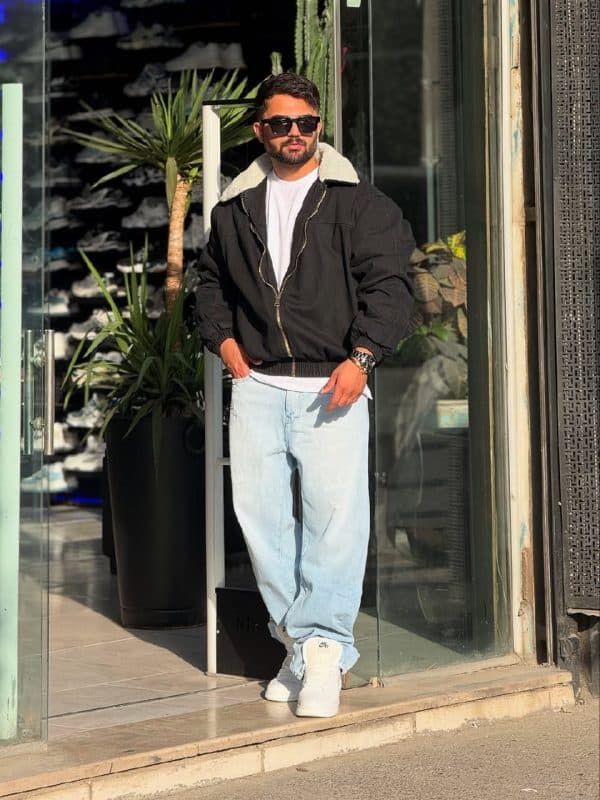 کاپشن مردانه مدل دیکاپریو