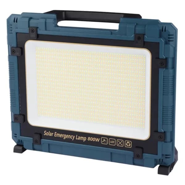 پروژکتور سیار شارژی و پاور بانک خورشیدی W8109-3