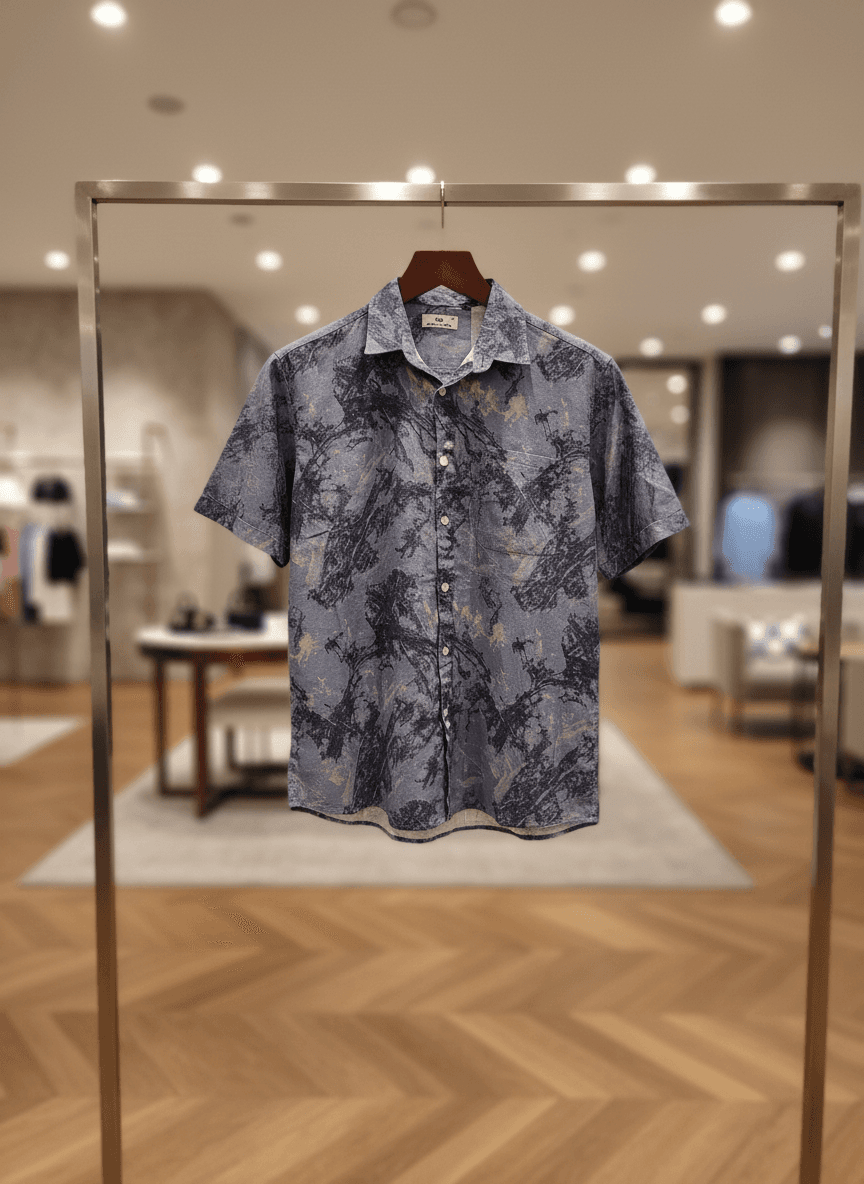 پیراهن نخ صددرصد طرحدار با طرح اولد مانی و قواره لش | اورجینال دیلم