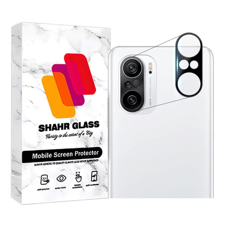 محافظ لنز دوربین گوشی شیائومی Poco F3 – Redmi K40 – Redmi K40 Pro – Redmi K40 Pro Plus فول شهر گلس مدل LENSFSH