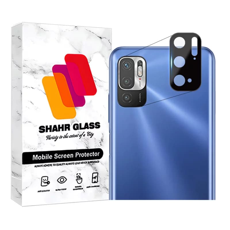 محافظ لنز دوربین گوشی شیائومی Poco M3 Pro 4G – Poco M3 Pro 5G – Redmi Note 11 SE فول شهر گلس مدل LENSFSH