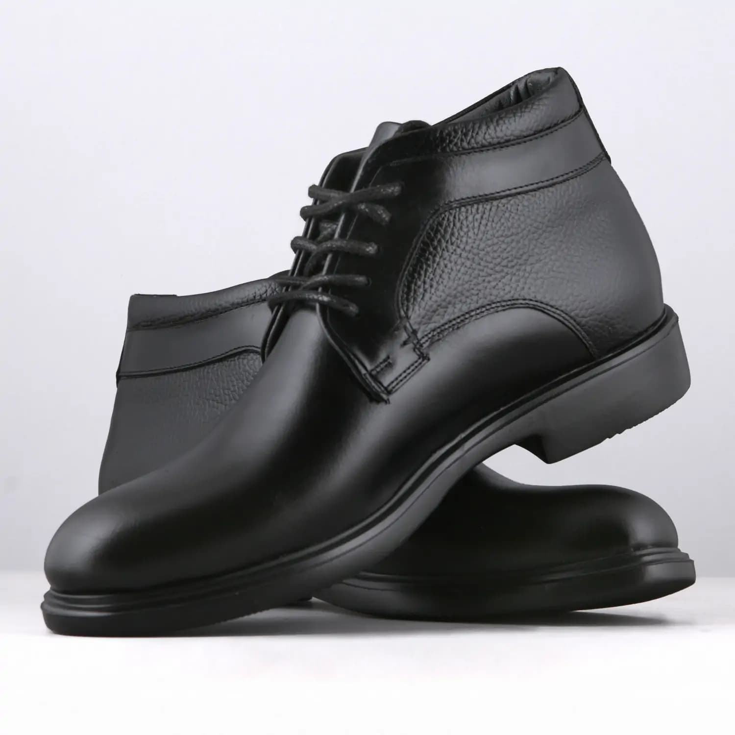 نیم بوت مردانه چرم یلسان مدل مارلی کد 514-GF