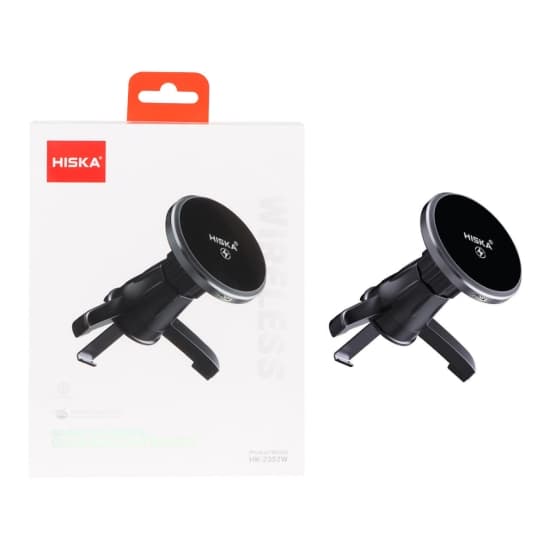پایه نگهدارنده و شارژر بی سیم گوشی موبایل دریچه کولری هیسکا مدل HK-2352W