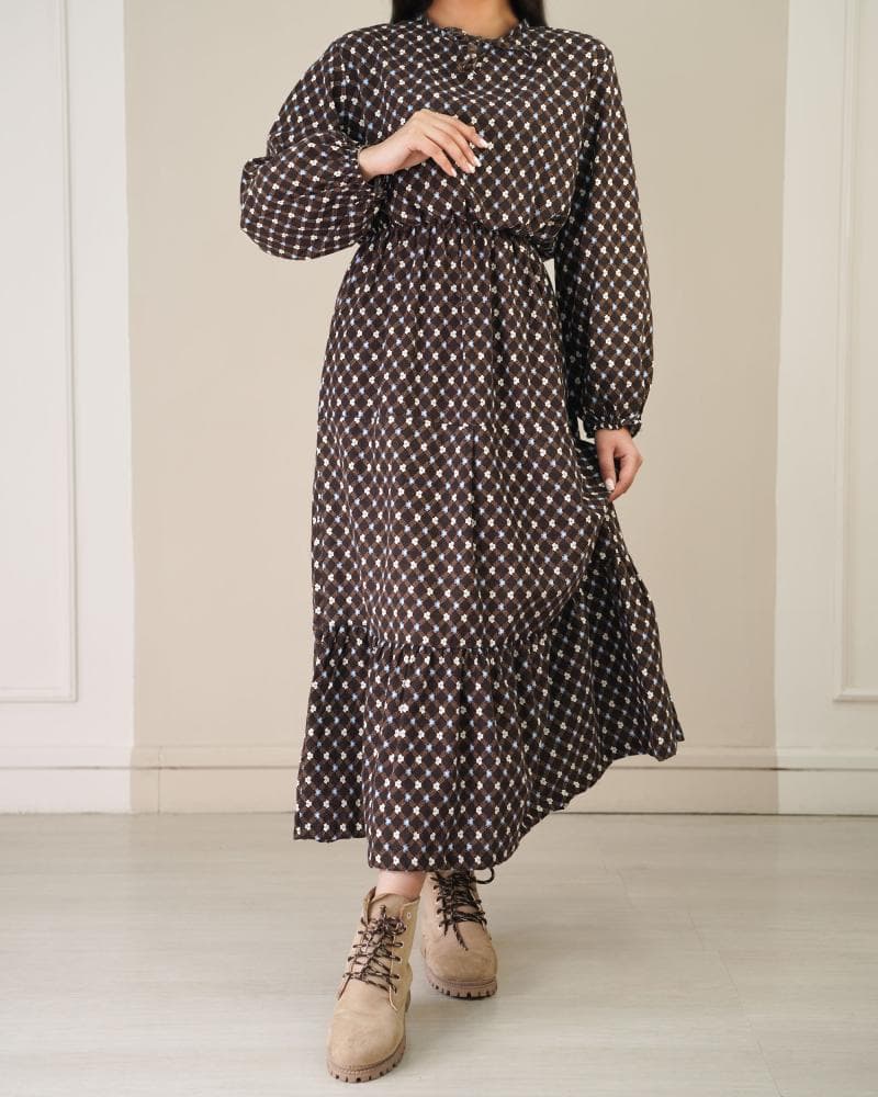 پیراهن موهر الیانا کد 25681