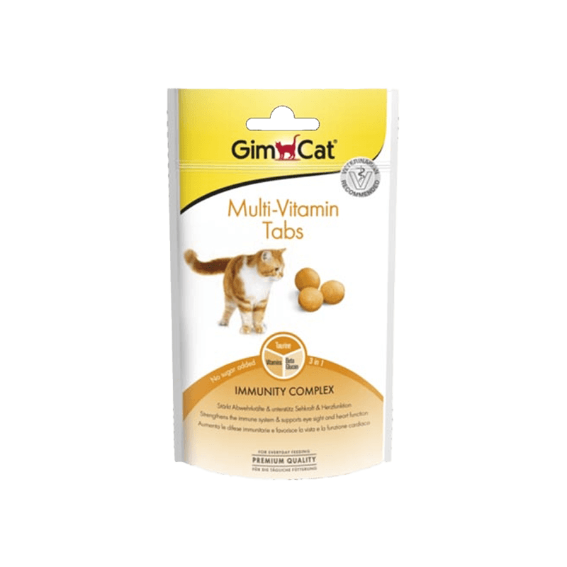 قرص مولتی ویتامین گربه جیم کت GimCat Tabs Multi Vitamin وزن 40 گرم