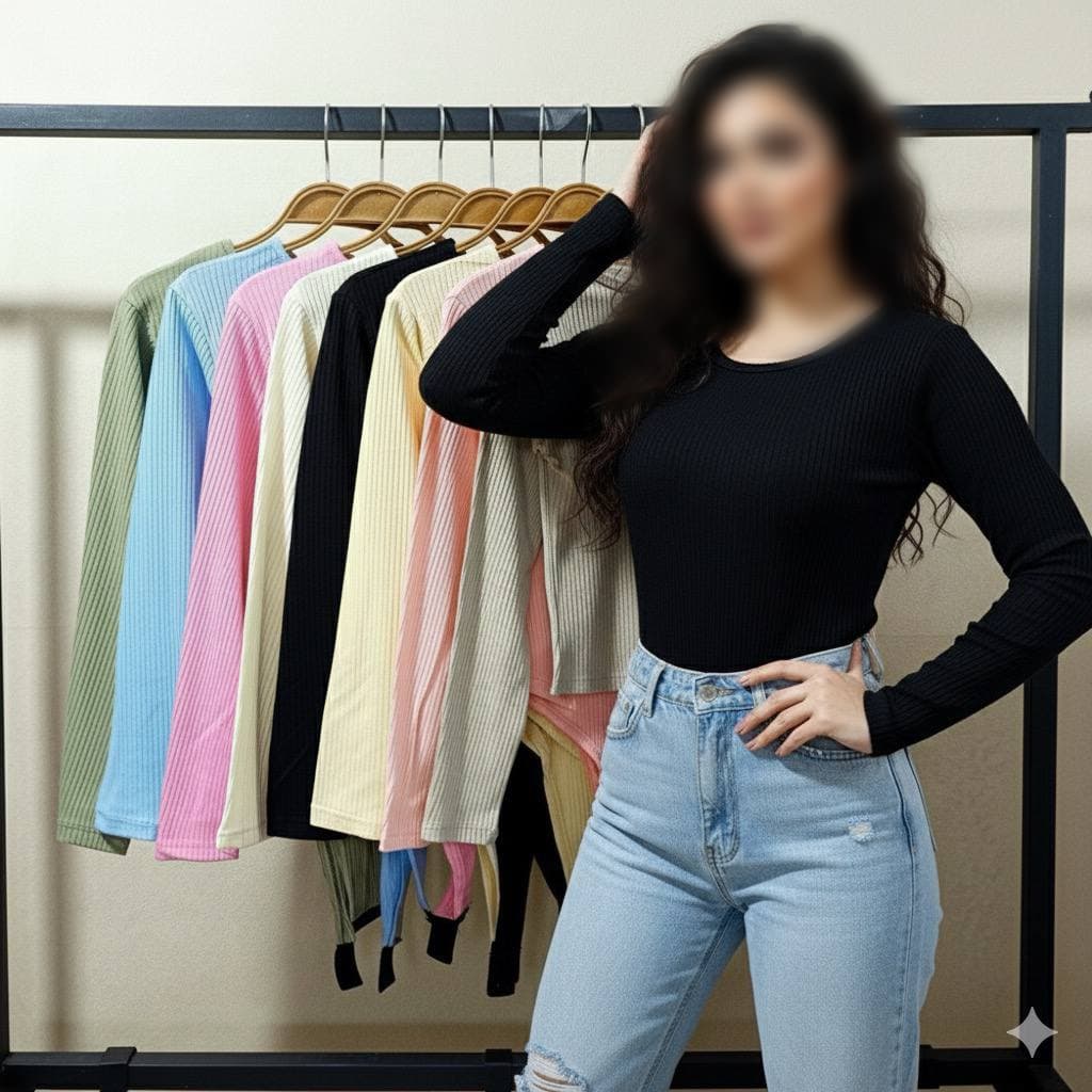 بادی بیسیک یقه گرد (پک 4 عددی)