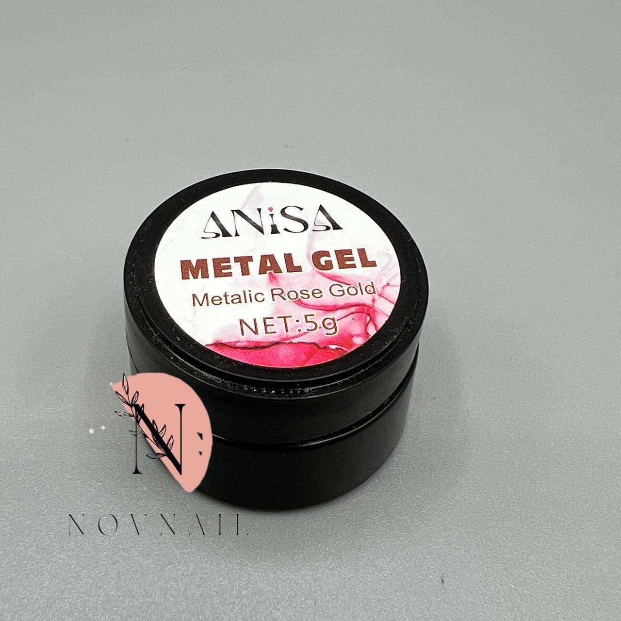 متال ژل انیسا رنگ رزگلد ANISA