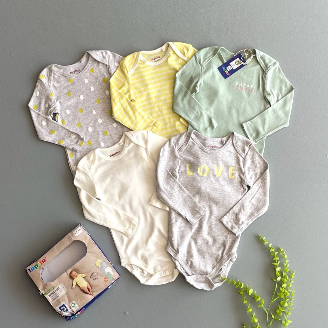 پک پنج تایی زیردکمه نوزادی برند LUPILU