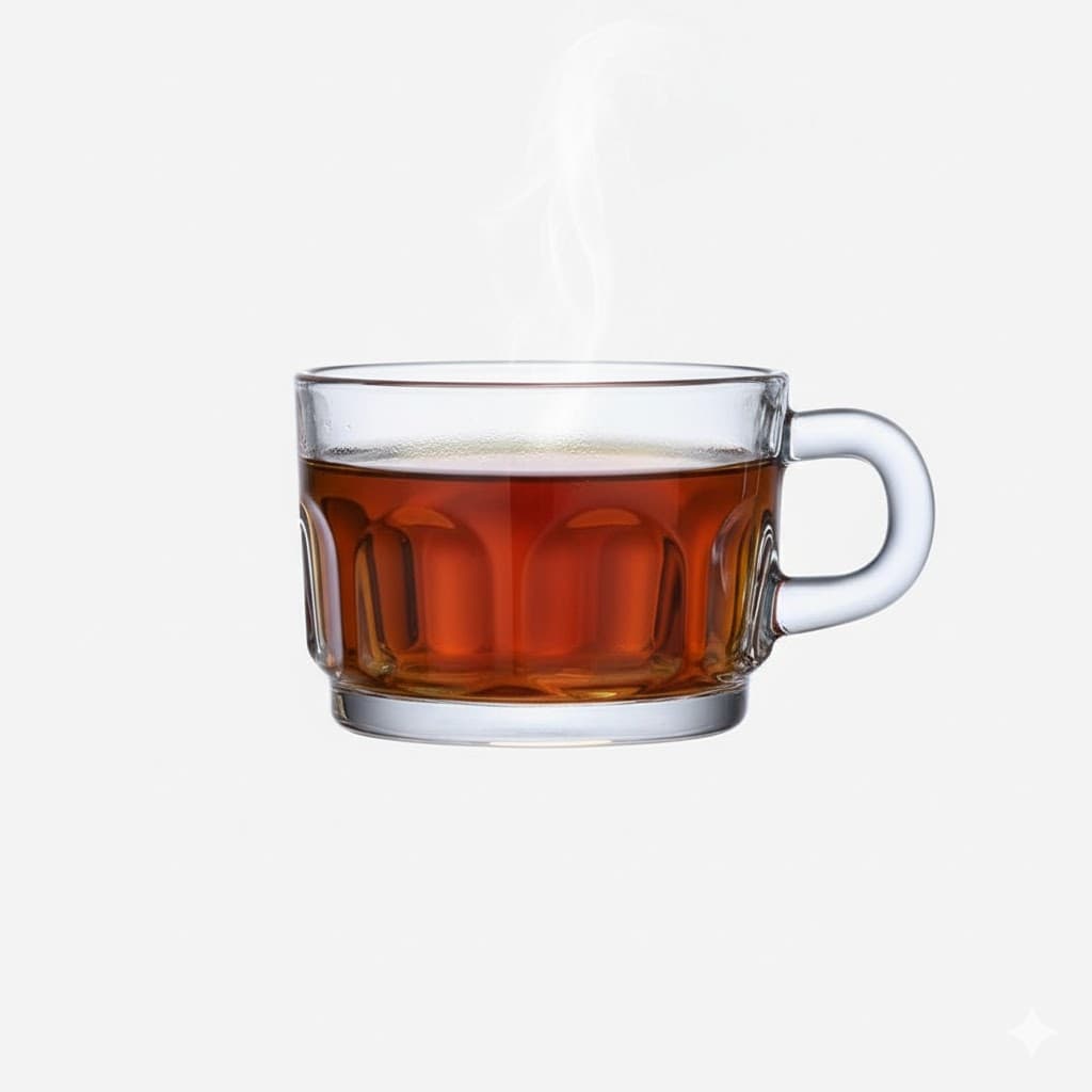 فنجان چای خوری سفید عینکی لومینارک Luminarc