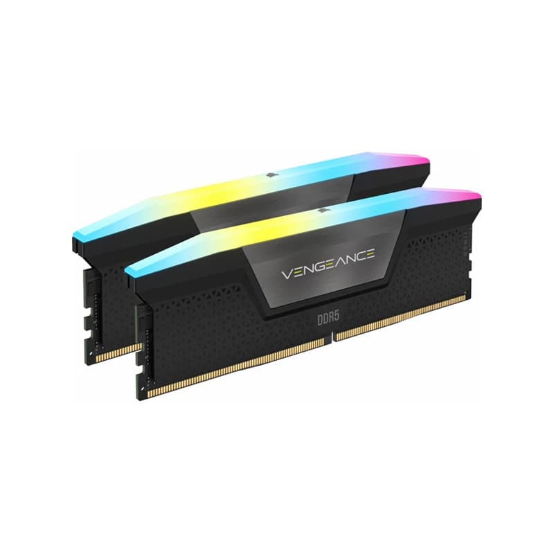 رم دسکتاپ کورسیر مدل VENGEANCE RGB 32GB 2x16GB 6400Mhz CL36 DDR5 ظرفیت 32 گیگابایت