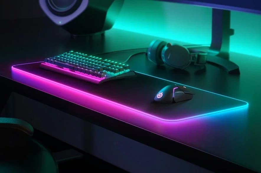 استیل سریز موس پد گیمینگ SteelSeries QCK PRISM CLOTH XL RGB