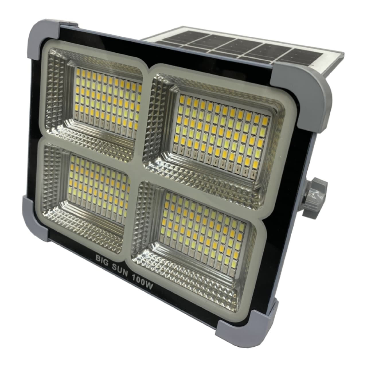 پروژکتور شارژی خورشیدی ۱۰۰ وات با ۶ باتری قابل تعویض بیگ سان