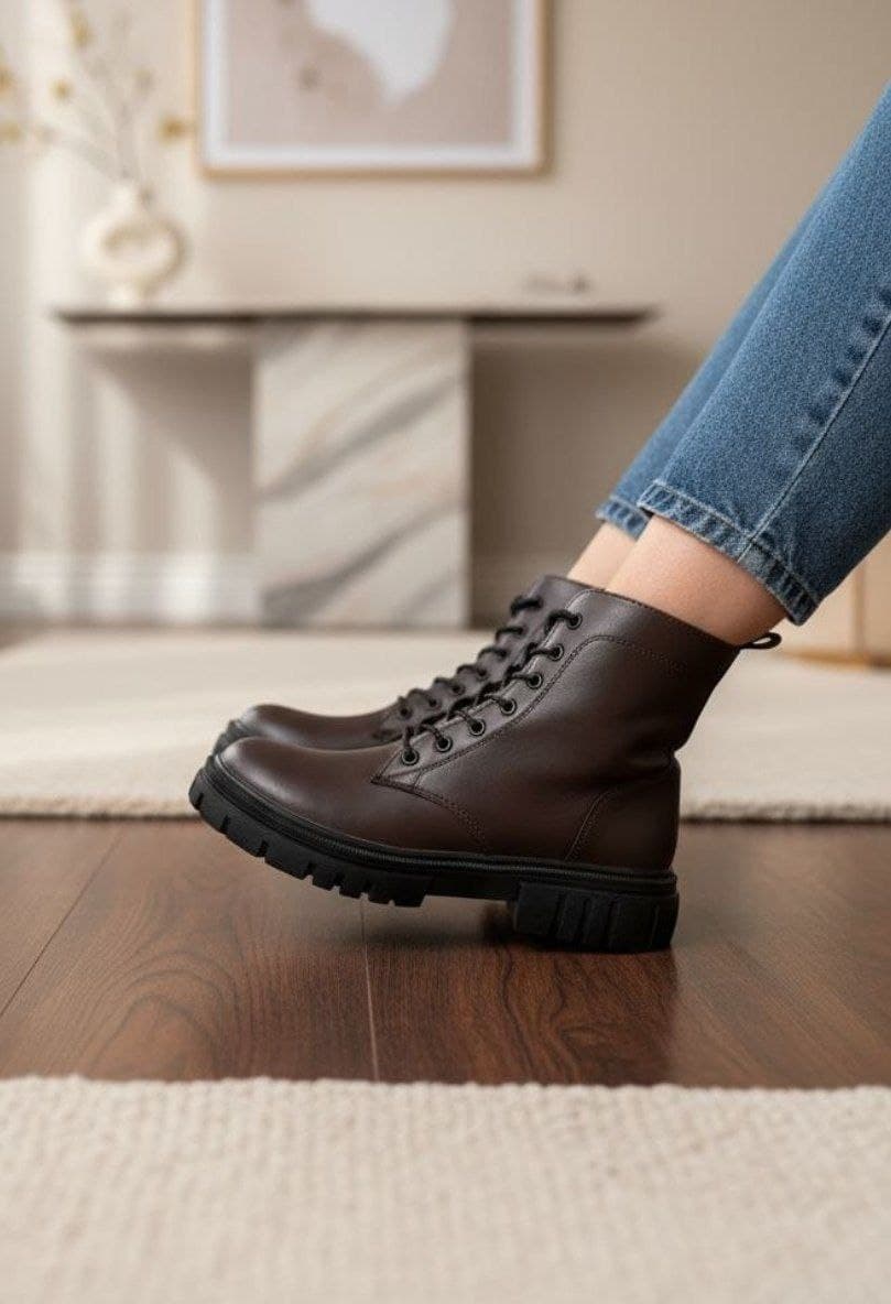 نیم بوت بغل زیپ دخترانه فوق شیک ترند سال