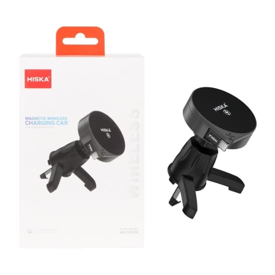 پایه نگهدارنده و شارژر بی سیم گوشی موبایل دریچه کولری هیسکا مدل HK-2353W
