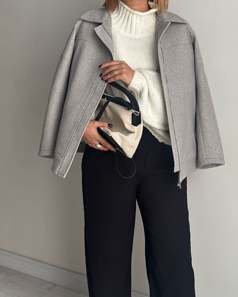 جکت فوتر Blanco (طوسی)