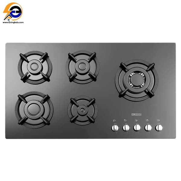 اجاق گاز رومیزی پنج شعله استیل البرز مدل G-5957 R