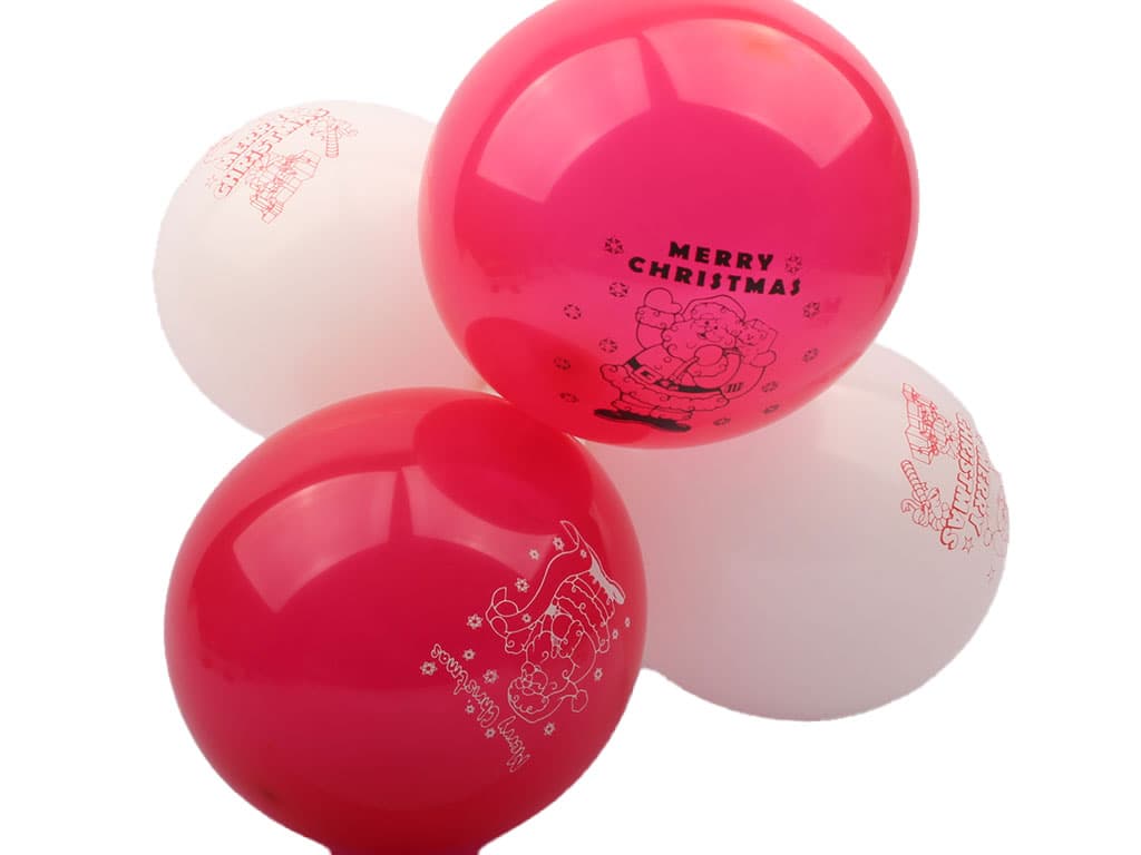 بادکنک لاتکس کریسمس (4 عددی)