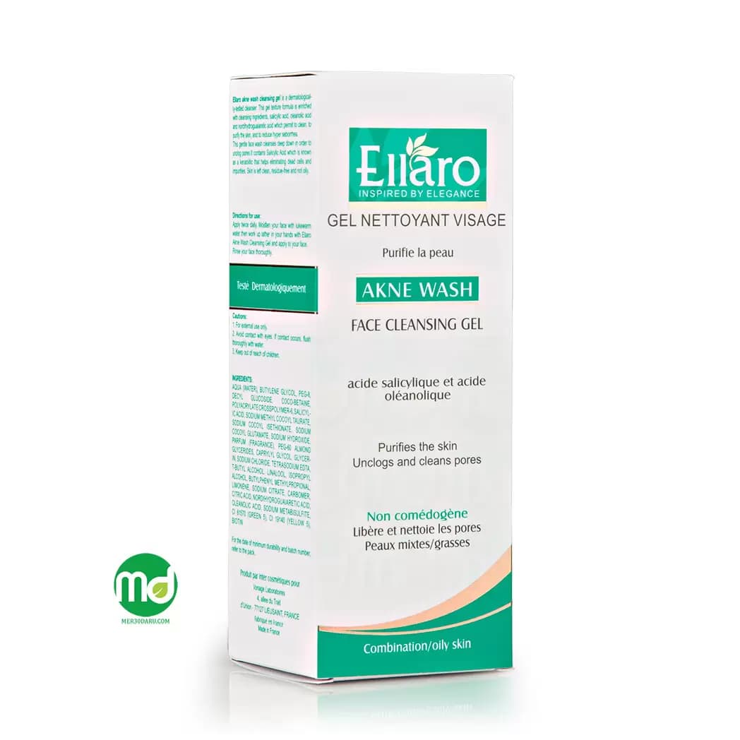 شوینده ضد جوش الارو مدل ACNE WASH