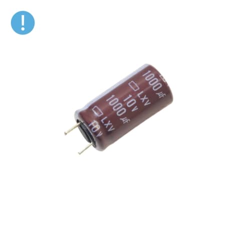 خازن الکترولیتی 1000uF / 10V ژاپنی مارک NIPPON