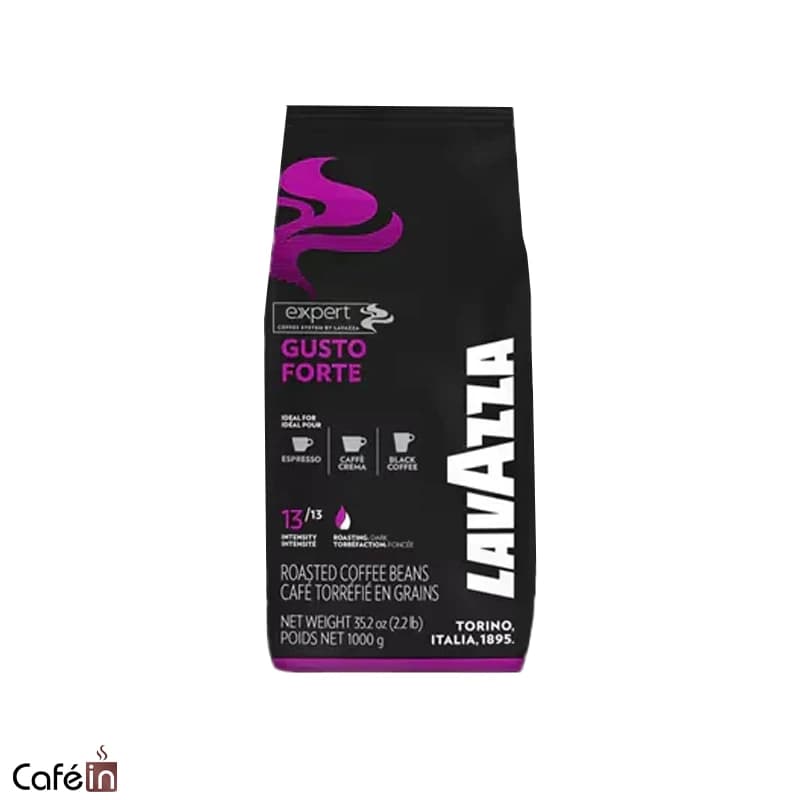 دانه قهوه لاوازا مدل گوستو فورته Gusto Forte
