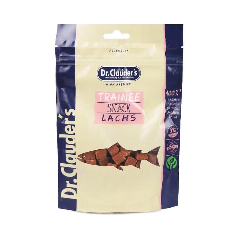 تشویقی سگ بالغ دکتر کلادرز طعم سالمون وزن ۸۰ گرم